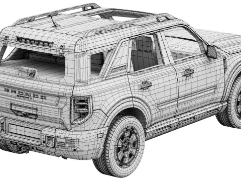 Ford-Bronco Sport 2025 3D Model