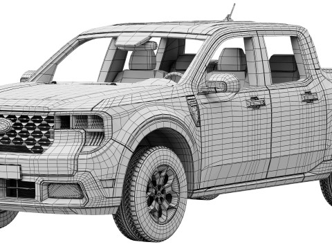 Ford-Maverick 2025 Modelo 3D