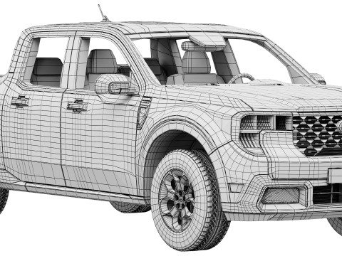 Ford-Maverick 2025 Modelo 3D