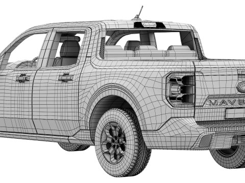 Ford-Maverick 2025 Modelo 3D