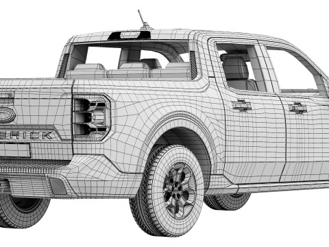 Ford-Maverick 2025 Modelo 3D