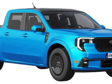 Ford-Maverick Lobo 2025 3D Модель