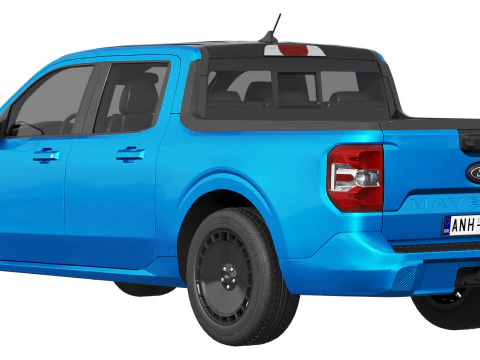 Ford-Maverick Lobo 2025 3D Model