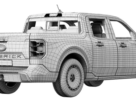 Ford-Maverick Lobo 2025 3D Model