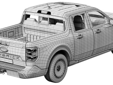 Ford-Maverick Lobo 2025 3D Модель