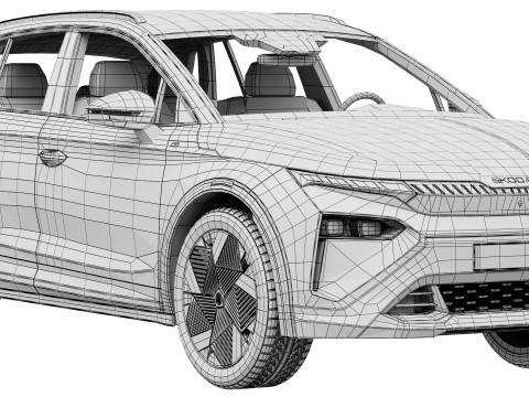 Skoda Elroq First Edition 3D मॉडल