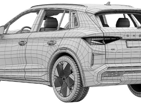 Skoda Elroq First Edition 3D मॉडल