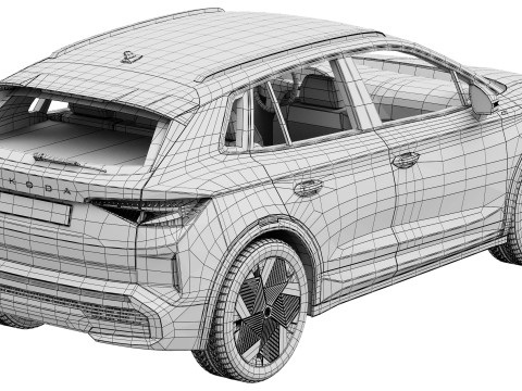 Skoda Elroq First Edition 3D मॉडल