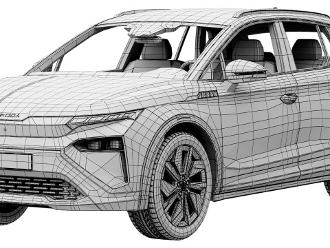 Skoda Elroq 3D मॉडल