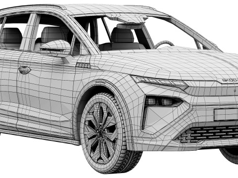 Skoda Elroq 3D मॉडल