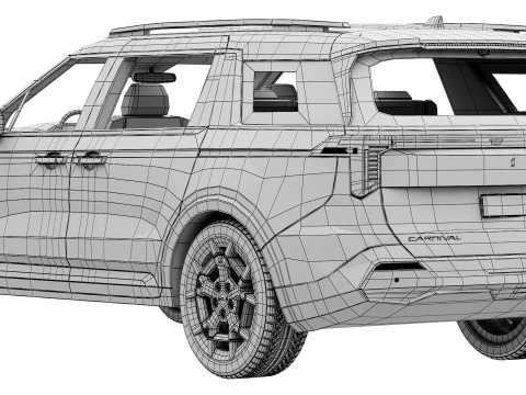 Kia Carnival 2025 3D Model