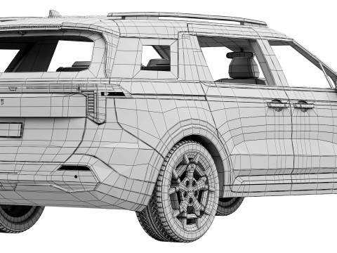 Kia Carnival 2025 3D Model