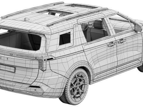 Kia Carnival 2025 3D Model