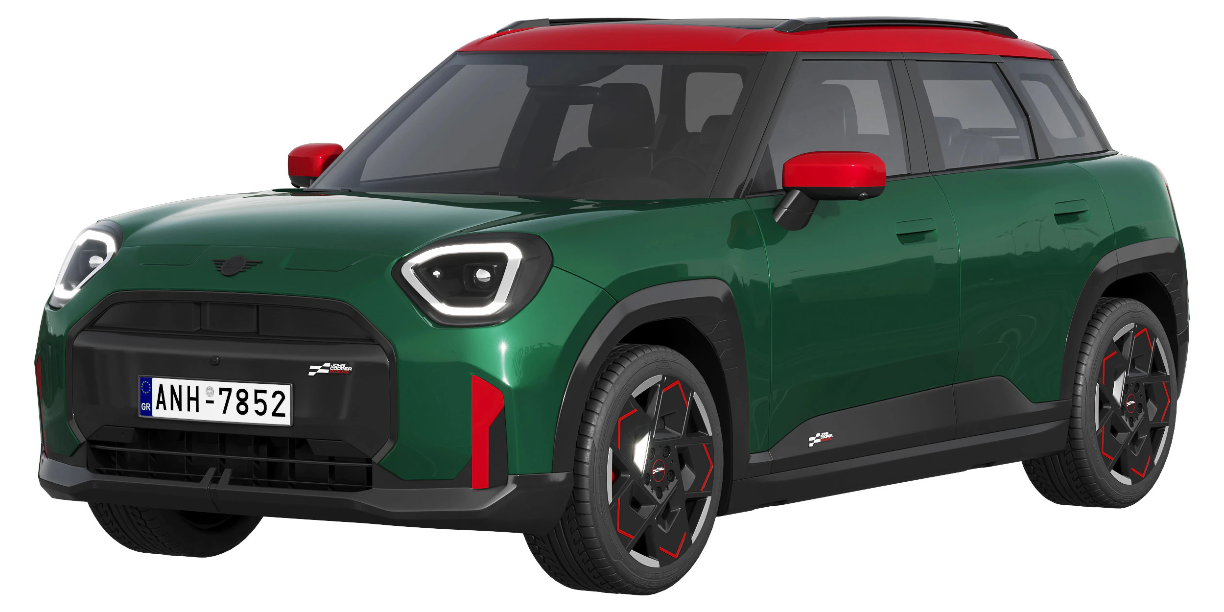 Mini John Cooper Works Aceman 3D Model .c4d .max .obj .3ds .fbx .stl .blend 