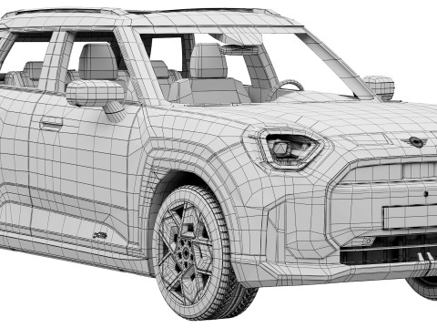 Mini John Cooper Works Aceman Modelo 3D