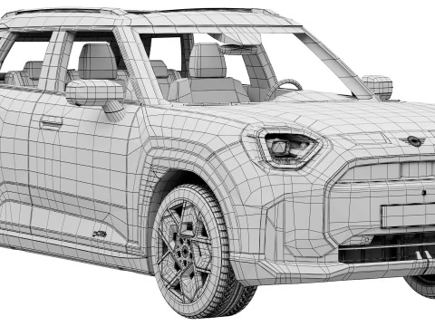 Mini John Cooper Works Aceman 3D Model