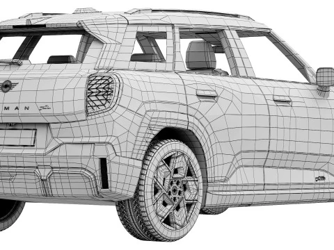 Mini John Cooper Works Aceman 3D Model