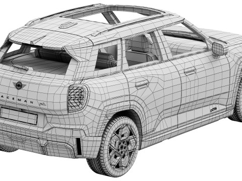 Mini John Cooper Works Aceman Modelo 3D