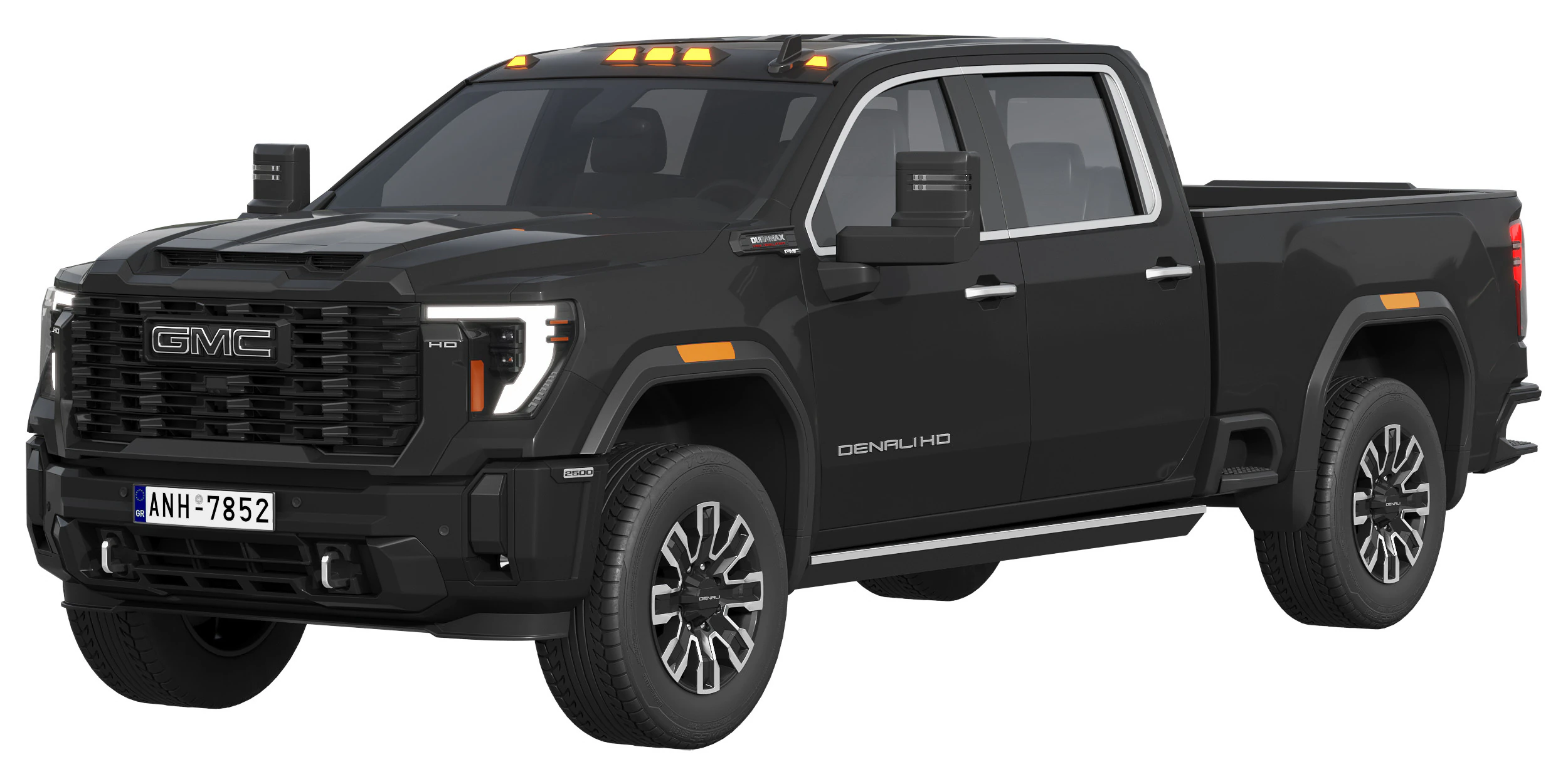 GMC Sierra Denali 2500HD 2025 3D Model .c4d .max .obj .3ds .fbx .stl .blend 