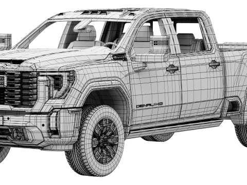 GMC Sierra Denali 2500HD 2025 3D Model