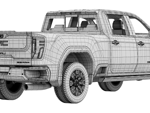 GMC Sierra Denali 2500HD 2025 Model 3D