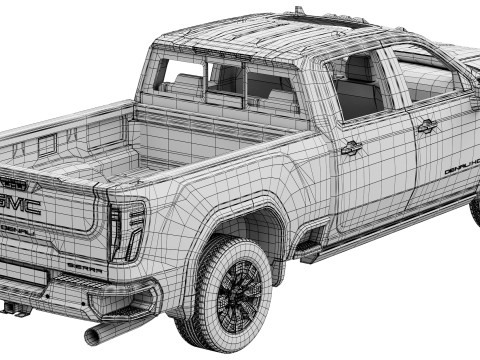 GMC Sierra Denali 2500HD 2025 Model 3D