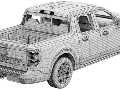 Ford-Maverick TREMORE 2025 Modello 3D