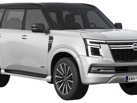Nissan Patrol 2025 3D 模型