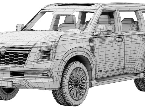 Nissan Patrol 2025 3D 模型