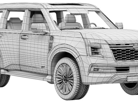 Nissan Patrol 2025 3D 模型