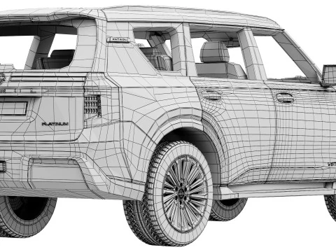 Nissan Patrol 2025 3D Model