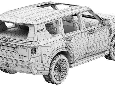 Nissan Patrol 2025 3D 模型