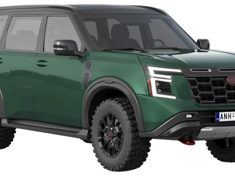Nissan Armada 2025 3D Model