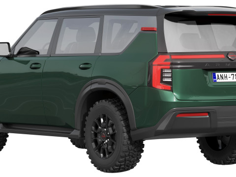 Nissan Armada 2025 Modelo 3D