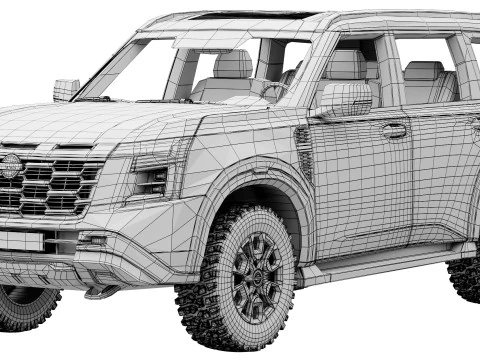Nissan Armada 2025 3D Model