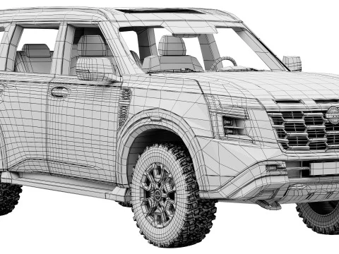 Nissan Armada 2025 3D Model
