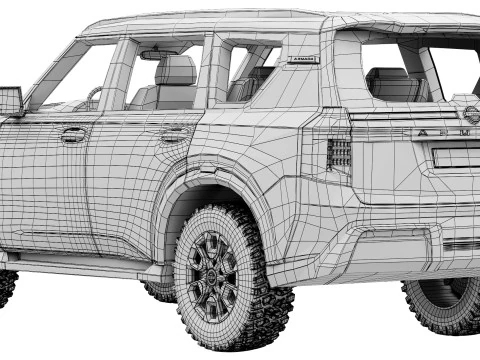 Nissan Armada 2025 3D Model
