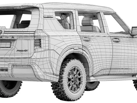 Nissan Armada 2025 3D Model