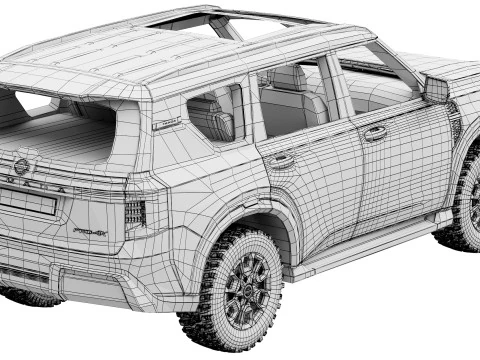 Nissan Armada 2025 3D Model