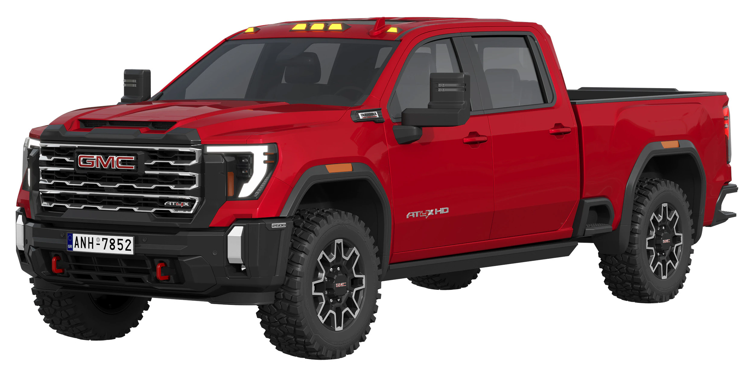 GMC Sierra HD AT4X 2025 Model 3D .c4d .max .obj .3ds .fbx .stl .blend 