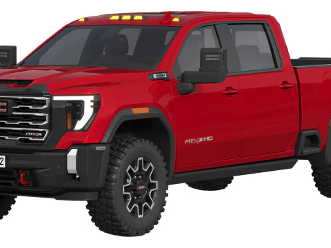 GMC Sierra HD AT4X 2025 Modèle 3D