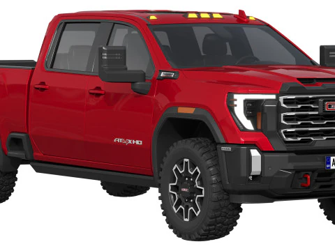 GMC Sierra HD AT4X 2025 Model 3D
