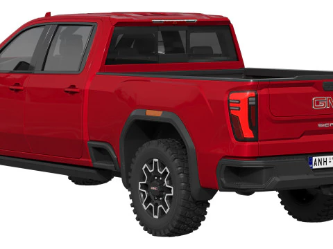 GMC Sierra HD AT4X 2025 Model 3D