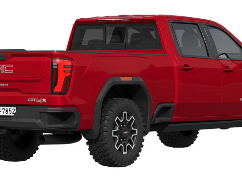 GMC Sierra HD AT4X 2025 Model 3D
