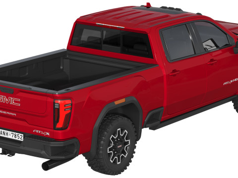 GMC Sierra HD AT4X 2025 3Dモデル