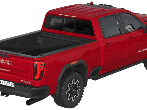 GMC Sierra HD AT4X 2025 Model 3D