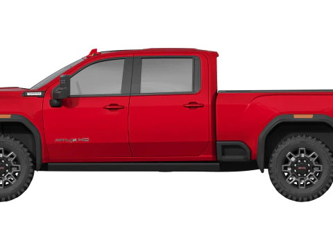 GMC Sierra HD AT4X 2025 Model 3D