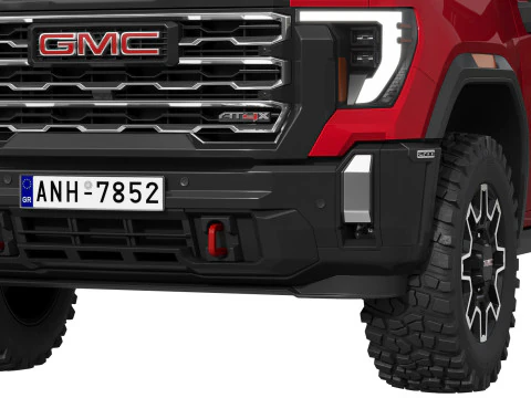 GMC Sierra HD AT4X 2025 Model 3D