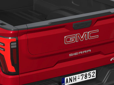 GMC Sierra HD AT4X 2025 Model 3D