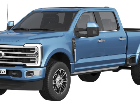 F-350 Super Duty Limited Edition 2024 3D 모델